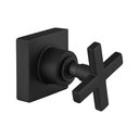 Ver imagem 2 de Kit 4 Acabamento Registro Cruzeta Preto Banheiro Padrão Deca