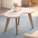 Ver imagem 1 de Mesa de Centro Flora 100% Mdf Off White - Pnr Móveis