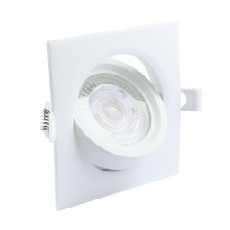 Spot de Led Embutir Alltop Mr16 Quadrado 5w Bivolt Taschibra 4000k Branco Neutro - 5
