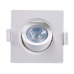 Spot de Led Embutir Alltop Mr16 Quadrado 5w Bivolt Taschibra 4000k Branco Neutro - 1