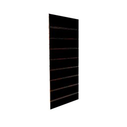 Painel Canaletado em Mdf 0,91 x 0,45m - Preto - 1
