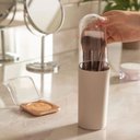 Ver imagem 3 de Porta Escova de Dentes Serene com Tampa Bege 3468 - Coza