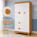 Ver mais imagens de Guarda-Roupa 3 Portas para Quarto de Bebê 100% MDF Apolo