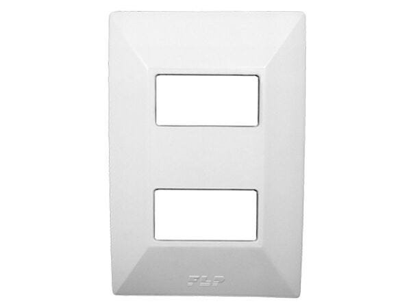 Interruptor Simples 1 Tecla + Tomada 10A 2p+t Com Espelho Branco Linha Dubai - 25 Unidades - 2