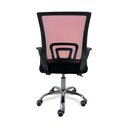 Ver imagem 4 de Kit 2 Cadeiras de Escritório Begonia Tela Mesh Ergonômica Giratória - Preto e Vermelho