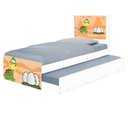 Ver imagem 1 de Bi Cama Juvenil Zap com Cabeceira Dinossauro Baby