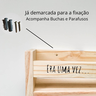 Prateleira Infantil '' Era uma vez...'' para Livros e Brinquedos (50x10cm) - 3