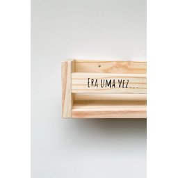Prateleira Infantil '' Era uma vez...'' para Livros e Brinquedos (50x10cm) - 5