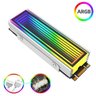 Dissipador Calor Ssd M2 Nvme Branco Led Infinito Argb 5v - 1