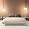 Base Cama Box Queen Casal Japonesa 160cm em Veludo Bege - 1