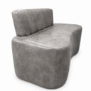 Ver imagem 7 de Sofá Decorativo Orgânigo Curvo Sala de Estar Recepção Estudio Estilo Feijao - Paraná Metal:Cimento