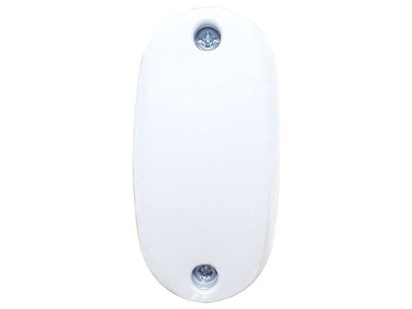 Interruptor Meio Fio Para Abajur e Lustres Simples 1 Tecla Branco Modelo Pera - 35 Unidades - 3