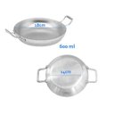 Ver imagem 2 de Kit 5 Pergaminho Frigideira Aluminio para Porções 18cm 600 ml Abc