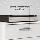 Ver imagem 6 de Balcão de Cozinha com Tampo 2 Portas e 1 Gaveta Rubi - Branco/supremo