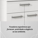 Ver imagem 7 de Balcão de Cozinha com Tampo 2 Portas e 1 Gaveta Rubi - Branco/supremo