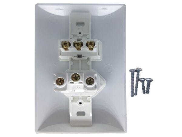 Interruptor Paralelo 1 Tecla + Tomada 10A 2p+t Com Espelho Branco - 50 Unidades - 4