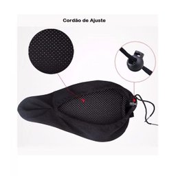 Capa Para Banco Bike Gel Bicicleta Anatômica Spinning Selim - 3