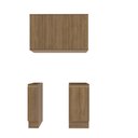Ver imagem 1 de Lavanderia Modulada Kappesberg Celeste 3 Peças Nogueira 120cm