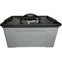 Ver imagem 5 de Caixa Organizadora Com Tampa Container Plástico 12,4 L Cinza