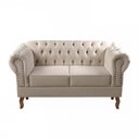 Ver imagem 1 de Sofá Dom Pedro 2 Lugares Chesterfield Namoradeira Captonê Bella Decor
