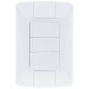 Ver imagem 1 de Conj. 3 Interruptores Simples 6a/250v Aria Branco