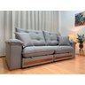 Sofá Retrátil Reclinável 2,10 M Linho Cinza A230 Gael - 5