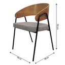 Ver imagem 6 de Poltrona Aero Cadeira Decorativa Com Apoio - Overseas