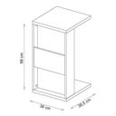 Ver imagem 4 de Mesa de Apoio para Notebook e Sofá Branco Book Líder Design
