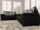 Ver imagem 3 de Sofá 2 e 3 Lugares Preto com Floral 601/37 Chile
