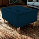 Ver imagem 2 de Puff Decorativo para Sala Piva 62x52 Cm E433 Azul Milani Store