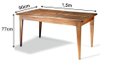 Ver imagem 3 de Mesa Madeira com 06 Cadeiras Levina