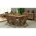 Ver imagem 1 de Mesa Madeira com 06 Cadeiras Levina