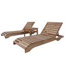 Ver imagem 2 de Conjunto Tokyo Sofá, Poltronas e Mesa de centro com  Espreguiçadeiras Mesa Lateral