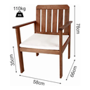 Ver imagem 6 de Conjunto Tokyo Sofá, Poltronas e Mesa de centro com  Espreguiçadeiras Mesa Lateral