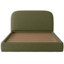 Ver imagem 7 de Cama Casal Flutuante com Cabeceira 140cm Aura W01 Linho Verde - Lyam Decor