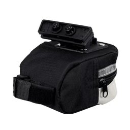 Bolsa de Selim Tsw Mod 04 Preta Cinza Canote Refletível Bike - 2