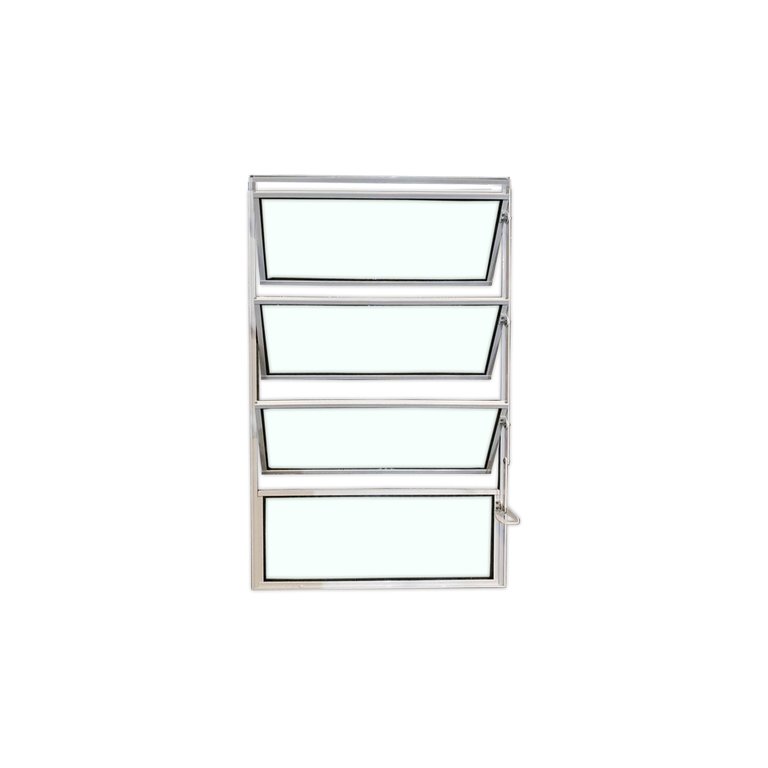Vitro Basculante 80x60 Alumínio Branco