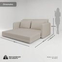 Ver imagem 3 de Sofá Cama para Sala de Estar Living 4 Lugares Maricá