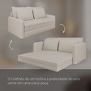 Ver imagem 5 de Sofá Cama para Sala de Estar Living 4 Lugares Maricá
