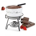 Ver imagem 4 de Aparelho de Fondue Queijo Chocolate Porcelana Fondue 8 Peças Serviço Conjunto Kit Cerâmica Swiss
