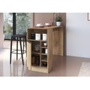 Ver imagem 3 de Bancada Balcão para Cozinha 140cm 1 Porta com Nichos Atenas Fidelitá