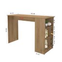 Ver imagem 6 de Bancada Balcão para Cozinha 140cm 1 Porta com Nichos Atenas Fidelitá