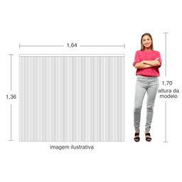 Cabeceira de Cama Ripada 164cm Larg. Tradicional Branca | Santa Rita Reveste - 4