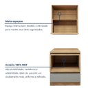 Ver imagem 6 de Cozinha Completa Modulada 2 Peças 1 Porta 1 Gaveta com Rodapé Norten Marrom/Verde/Nature