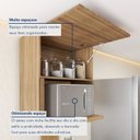 Ver mais imagens de Cozinha Completa Modulada 2 Peças 1 Porta 1 Gaveta com Rodapé Norten Marrom/Verde/Nature