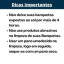 Ver imagem 4 de Banqueta Alta Preta com Encosto Assento Preto Jaddi
