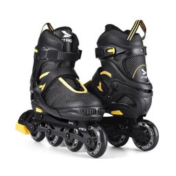 Patins Atrio Inline Regulável ES307 Preto/Amarelo - G (37-40) - 3