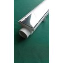 Ver imagem 7 de Ralo Linear Invisível 6x50 modelo Cola Piso Porcelanato com Tela Anti Insetos e Coletor Branco - Fic