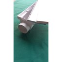 Ver imagem 6 de Ralo Linear Invisível 6x50 modelo Cola Piso Porcelanato com Tela Anti Insetos e Coletor Branco - Fic