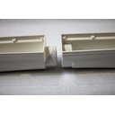 Ver imagem 4 de Ralo Linear Invisível 6x50 modelo Cola Piso Porcelanato com Tela Anti Insetos e Coletor Branco - Fic